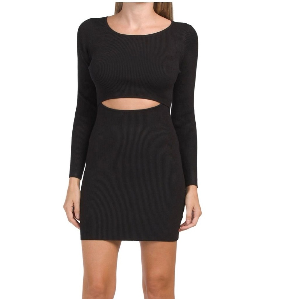 House of Harlow 1960 Ribbed Cut Out Dress - Size Medium